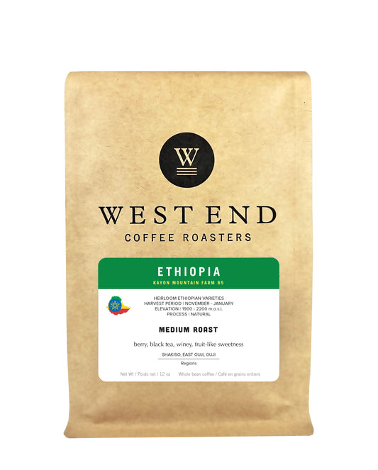 Ethiopia Organic Guji Kayon Mountain Farm - 85 - medium roast