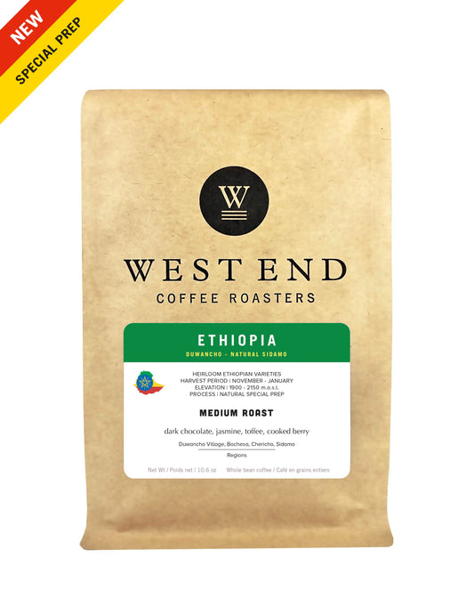 Ethiopa Duwancho Natural Special Prep - medium roast